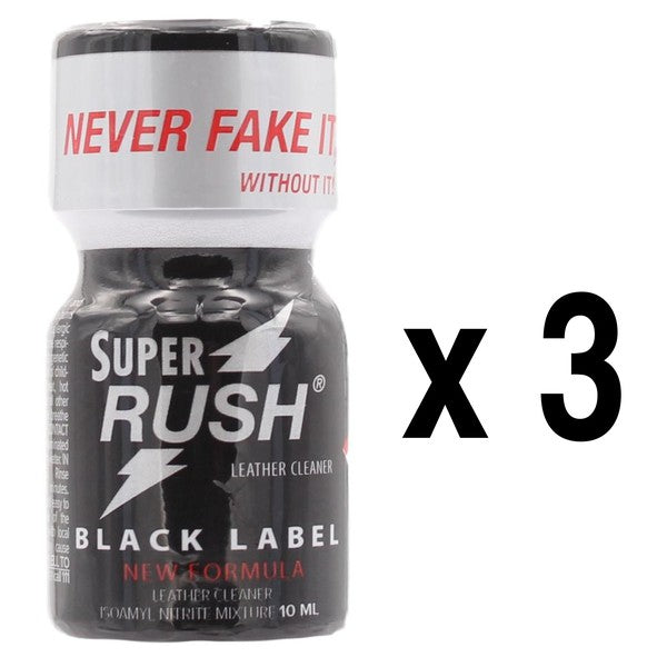 Super Rush Black Label 10ml x3